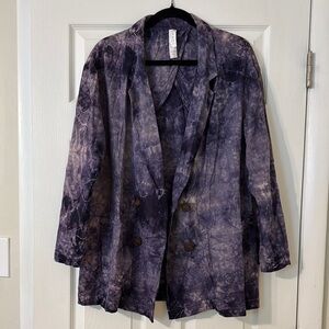Amadi (Anthropologie) Tie dye blazer, Medium, Made in USA